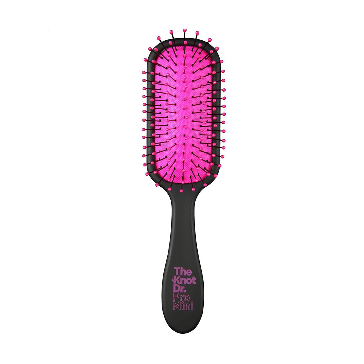 Масажна щітка для волосся The Knot Dr. The Pro Mini Fuchsia, рожева